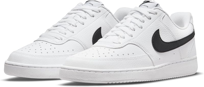 Women's Shoes Court Vision Low Next Nature, White/Black-White, DH3158-101, 38.5 EU (7.5 US)