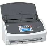 ScanSnap Fujitsu iX1500 Color Duplex Document Scanner with Touch Screen for Mac or PC, White (2018 Release)