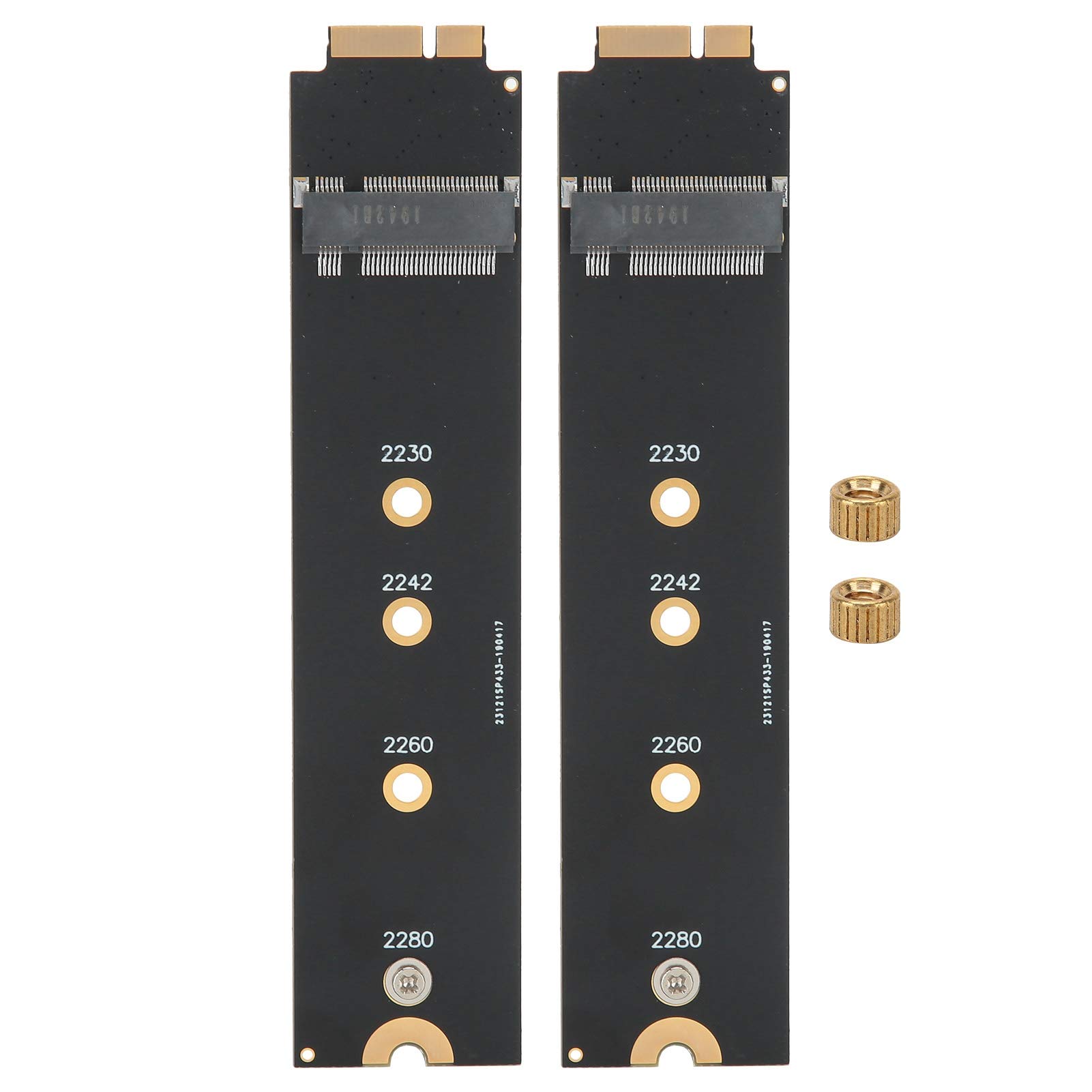 Annadue 2pcs Converter SATA M.2 NGFF SSD to 2010 2011 for OS X Air A1370 A1369 for Converting 2280, 2260, 2242