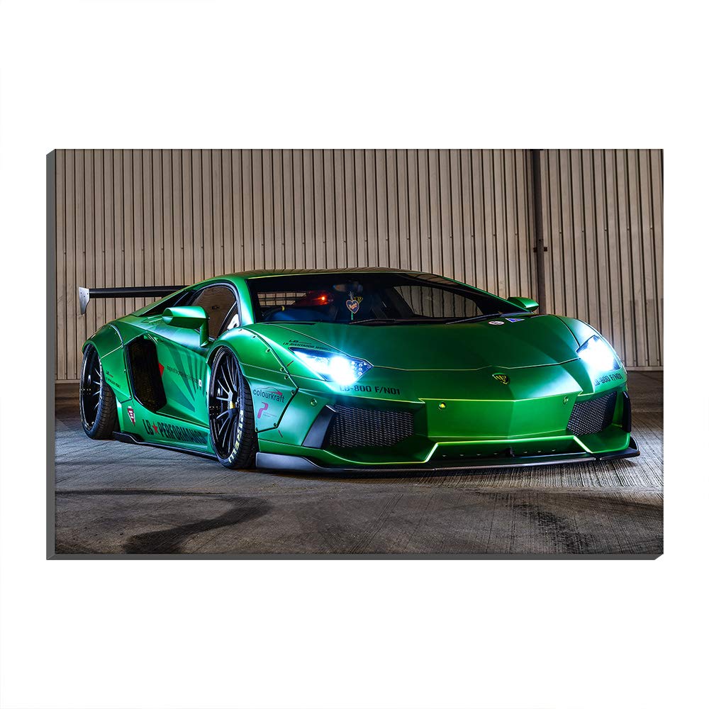 009 Mall Lamborghini Aventador Liberty Walk Oil Paintings Canvas Prints Wall Art Poster Artwork Fans