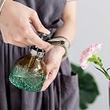 ZIUHEOA Plant Mister Glass Watering Bottle 200ML Retro Yellow Blue Gradient view 6