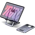 JSAUX Universal Tablet Stand, Portable Foldable Tablet Holder for Desk Compatible with iPad Mini/Air, Samsung Galaxy Tab, Kindle Fire, Steam Deck, Switch, ROG Ally, iPhone and Other Tablets-Gray