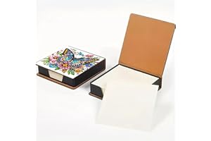 NDNXYXGS Butterfly Diamond Painting Kit Note Box,Memo Paper Storage Box Diamond Art,Sticky Note Holder Diamond Art,Diamond Painting Memo Pad For Office Desk. (butterfly)