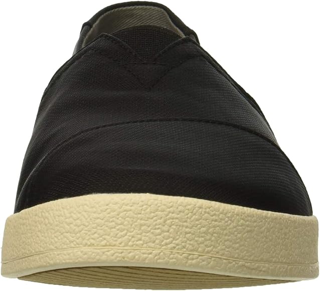 toms avalon black textured nylon