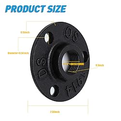 Antirust Black Painted Floor Flange, Home TZH