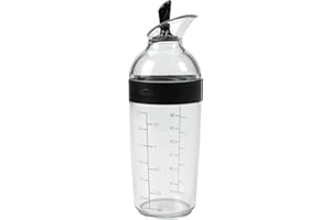 OXO Good Grips 1188500BK Salad Dressing Shaker (Clear plastic) Black Large