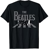 The Beatles - Abbey Road Greyscale Album Cover T-Shirt