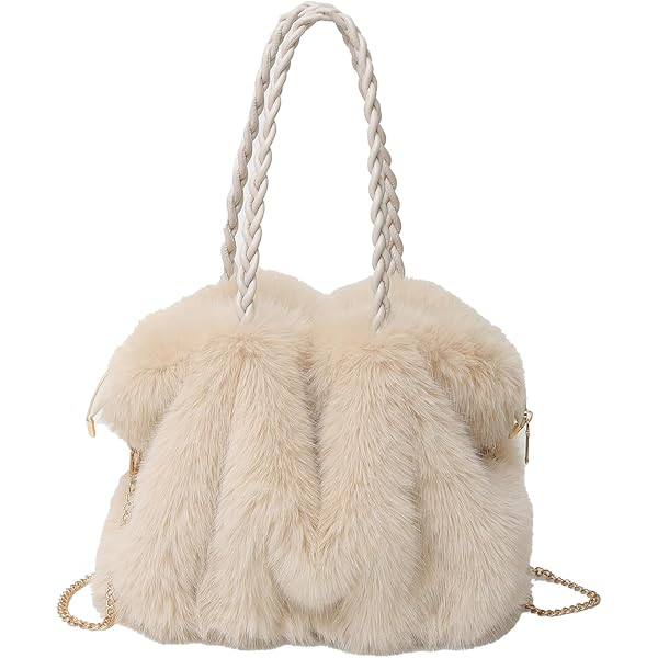 Amazon.com: Large Furry Hobo Shoulder Crossbody Bag for