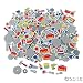 Fun Express Tool Self-Adhesive Shapes Foam Stickers (500 pieces)- Arts & Crafts, After School Supplies, Classroom Activities