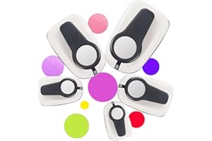 HKKYO Circle Hole Punch, Circle Punches for Paper Crafts, Large Hole Punch, 1 inch Circle Punch, 1.5 inch Hole Punch, 2 inch Circle Puncher, 3/8 inch Hole Punch Shape, 5/8 inch Round Hole Punch