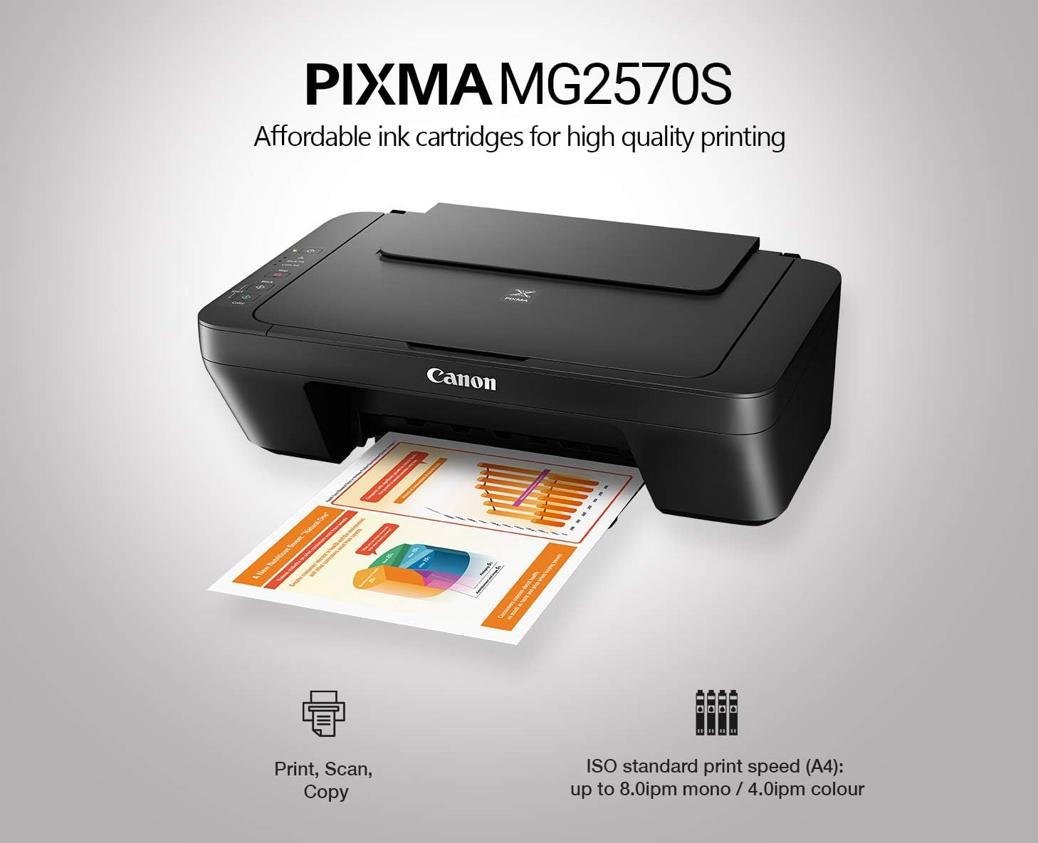 canon pixma mg2570s 3 in 1 printer