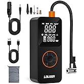 Tire Inflator Portable Air Compressor- 150PSI Air Pump Cordless Electric for Car, Motorcycle,Ball, Bike, with Tire Gauge Pres