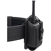 Dotacty Universal Radio Pouch MOLLE Compact Tactical Radio Holster Holder for Duty Belt MOLLE Vest Walkie Talkies Case Carrier Nylon Carry Bag for Police LE Security Safety Firefighter Rescue Outdoor