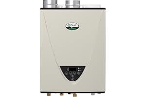 AO SMITH A. O. Smith Tankless Water Heater Natural Gas - Endless Instant Hot Water up to 10 GPM - Integrated Recirculation Pump - Indoor Condensing 199,000 BTU ProLine® XE ATI-540P-N