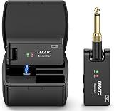 LEKATO WS-100 Wireless Guitar System with Charging Case 2.4GHz 190° Rotatable view 1