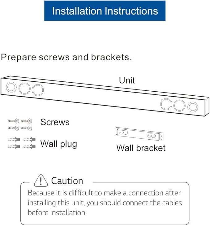 lg nb3520a wall mount bracket