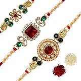 Rakhi for Brother | Rakhi for Brother with Gift | Rakhi for Brother Designer | Latest Rakhi Design | Designer Rakhi for Brother | Rakhi Combo | 2019 Latest Rakhi Gift for Brother (RKH37$P)
