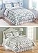 Collections Etc Summer Breeze Floral Lattice Reversible Lightweight Quilt - Seasonal Décor, Green, Full/Queen