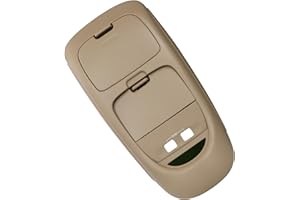 APPERFIT Overhead Console w/Sunglasses Holder & Storage Cover Tan 2C3Z-25519A70-AAB Compatible with 2002-2004 Ford F250 F350 F450 F550 Super Duty Truck Interior Roof Accessories Parts