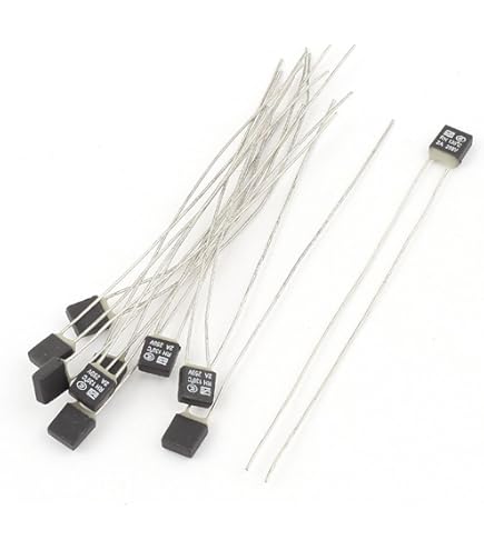 Uxcell Lot De 10 Fusibles Thermiques L33 130 Degrés Celsius 250 V 2 A