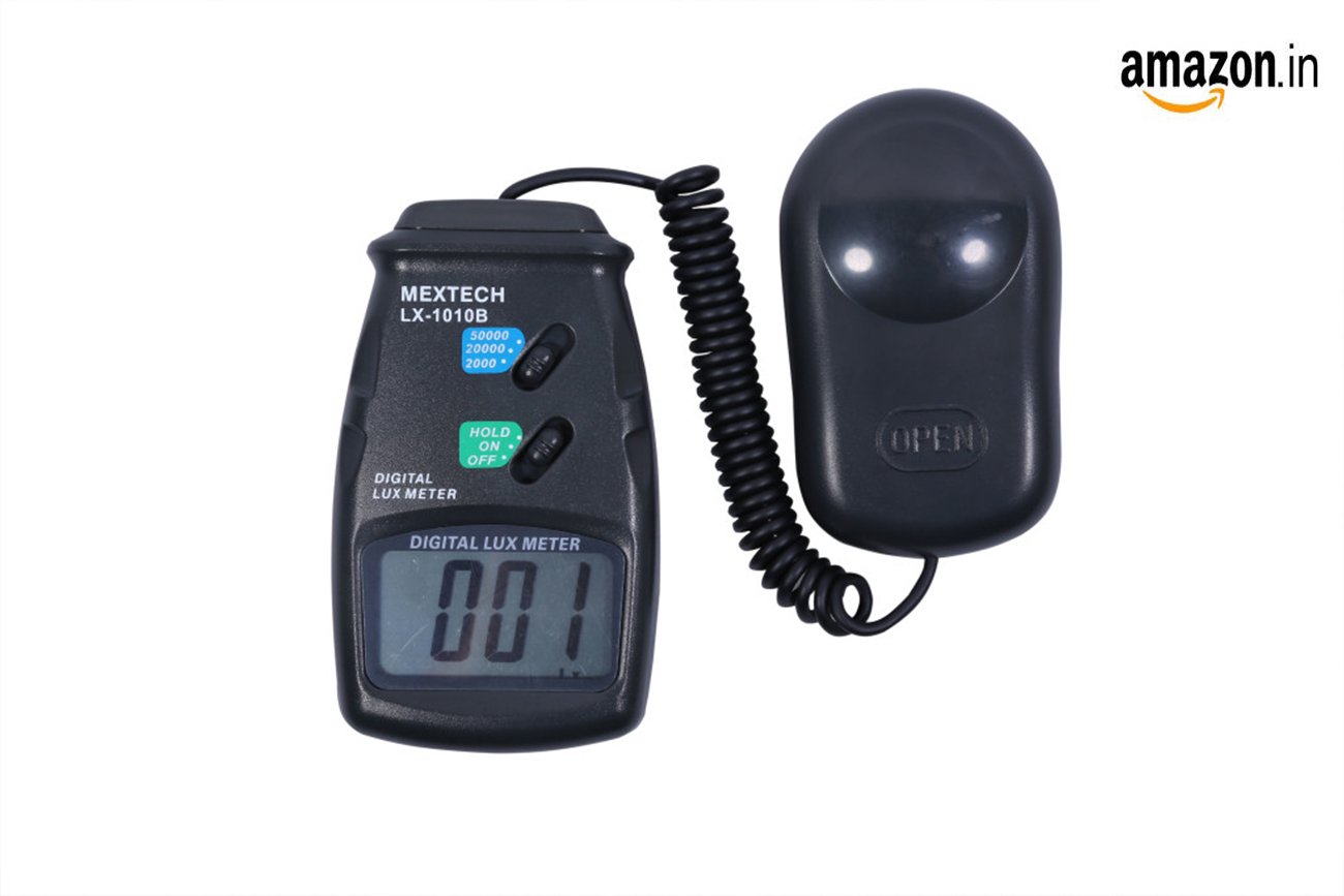 Mextech LX1010B Digital Lux Meter Along With Calibration Certificate