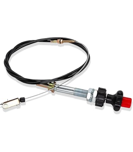 VCGTX06 6ft Heavy Duty Vernier Lock Cable - Adjustable Control Cable For PTO, Dump, & Industrial Applications