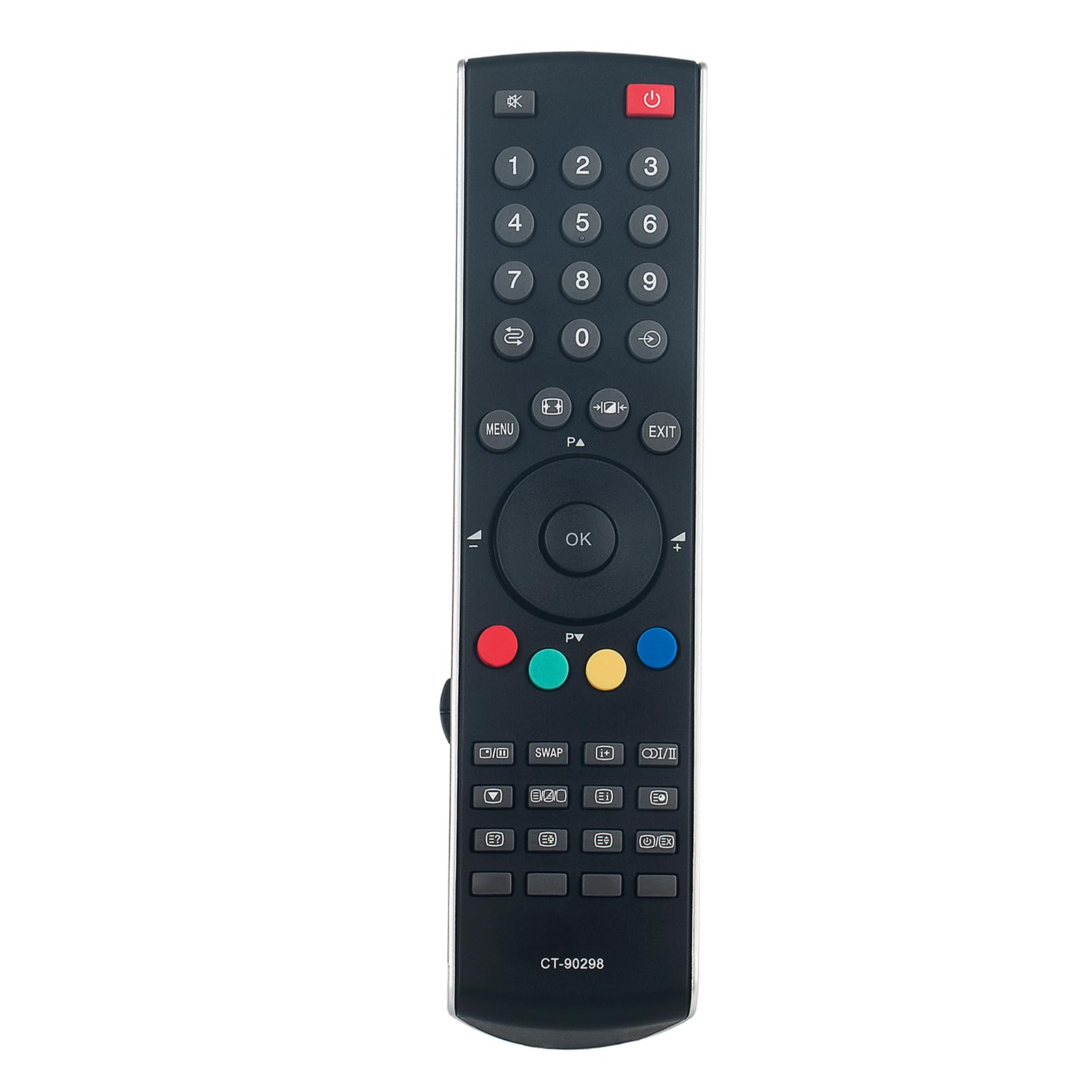 VINABTY CT-90298 Replacement Remote Fit for Toshiba TV AV50 SERIES，32AV500 37AV500 42AV500 32AV501 37AV501 42AV501 32AV502 37AV502 42AV502