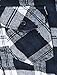 Allegra K Men Plaids Flannel Shirt w Flap Pockets Blue M