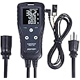 DIGITEN Digital Humidity Controller Humidistat Pre-Wired Plug Simple-Stage AC 110V -240V with High Accuracy Humidity Sensor for Dehumidifier Humidifier Reptiles Greenhouse Exhaust Fan Fermentation