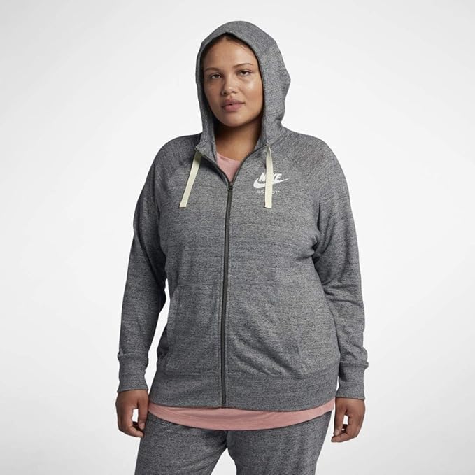 plus size nike zip up hoodie
