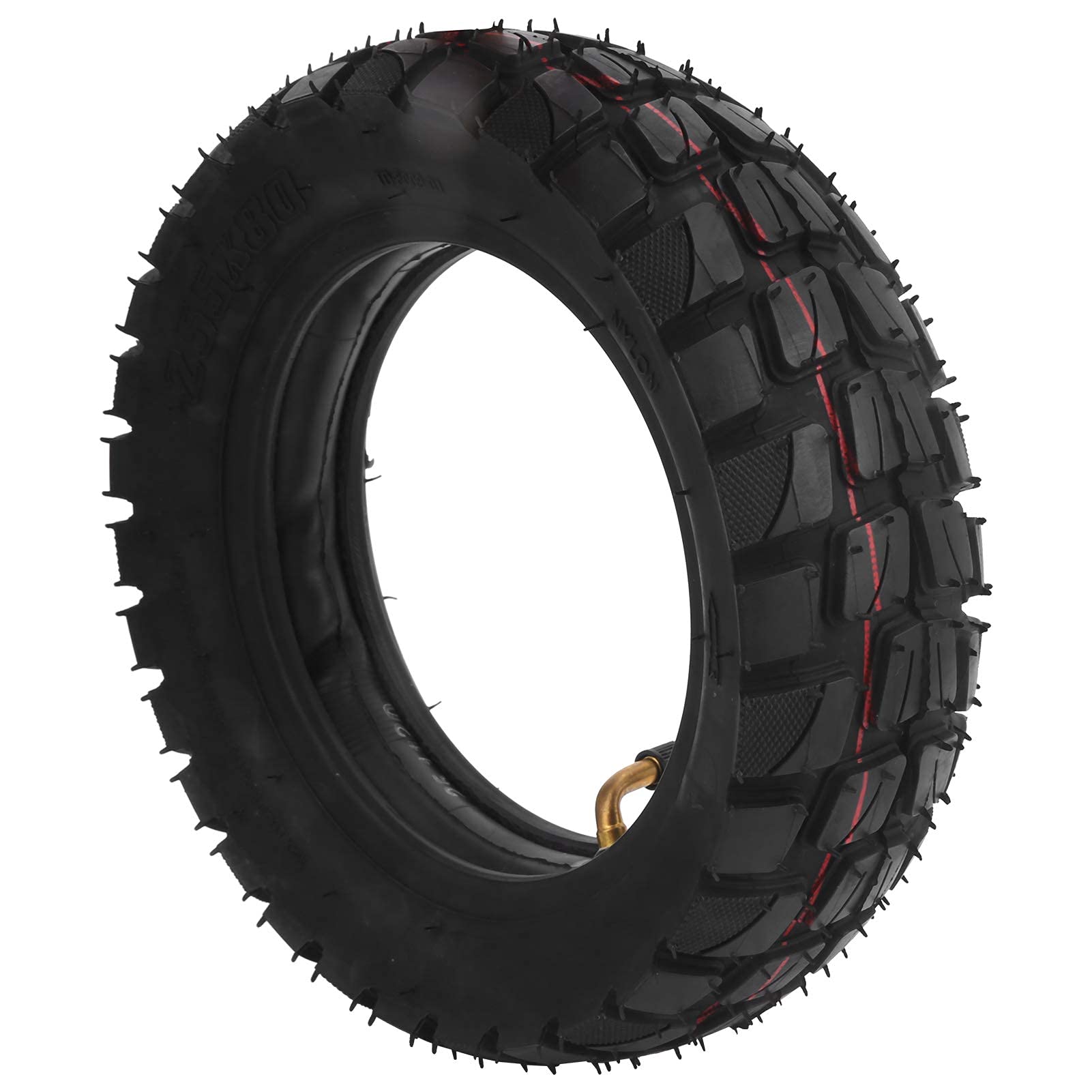 Dilwe Tire and Inner Tube, 10in Electric Scooter Tire with Inner Tube Inflatable Rubber Tyre Replacement 255x80