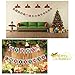 OUNONA Christmas Banner Merry Christmas Bunting Flags for Party Home Decor,Including 15 Pcs