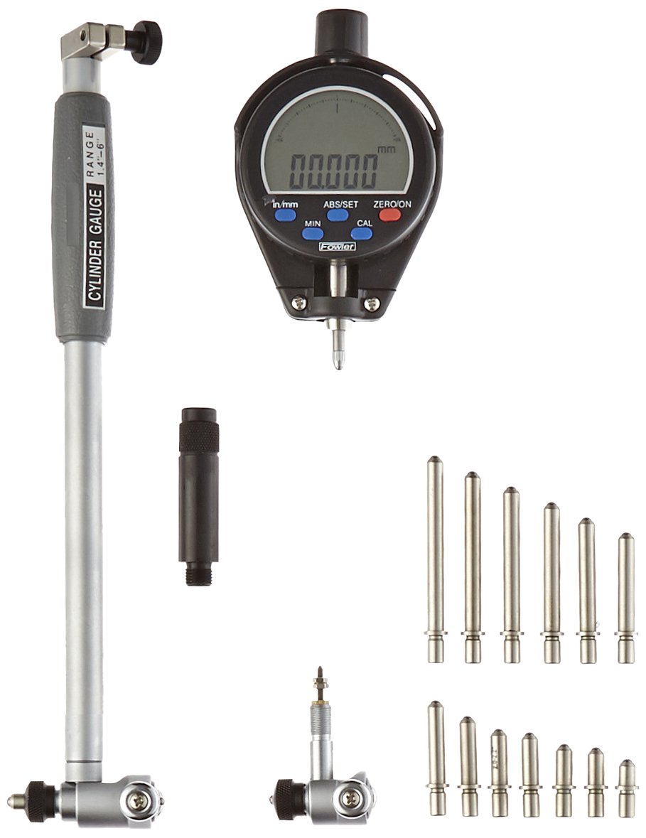 Fowler Full Warranty XtenderE Electronic Dial Bore Gage Gauge Set, 54