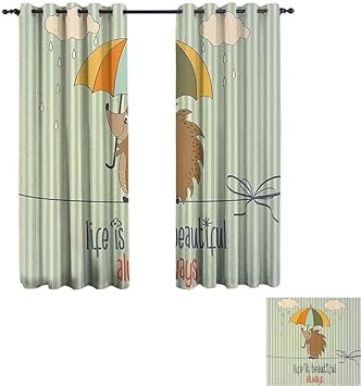 N / A Cortinas Decorativas para Sala de Estar Citas Colección de