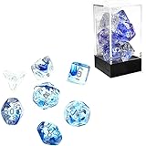 Chessex CHX27466 Dice-Nebula Dark Blue/White Set