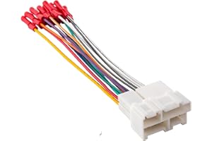 RED WOLF Car Radio Harness W/Wire Connector Butt for 1999-2002 GMC Chevy Chevrolet Sierra Suburban Install Aftermarket Stereo