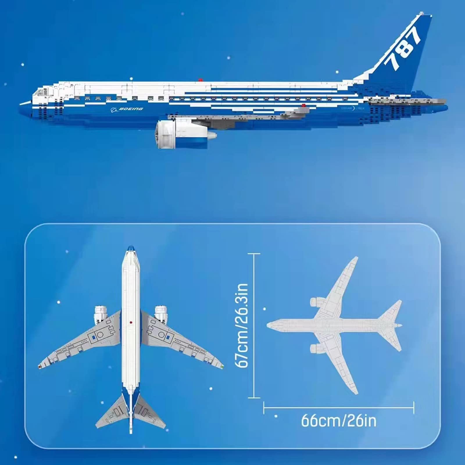 Mua Jet Airplane Blocks Toys Aviation Series Airliner Series Models ...