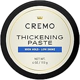 Cremo Hair - Premium Barber Grade Pomade, High Hold & Shine, Hair Styling, 4 Oz