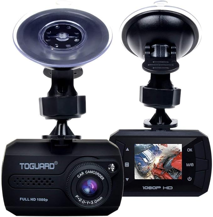 Toguard Mini Full Hd 1080p Camera Embarquee Voiture Grand Angle