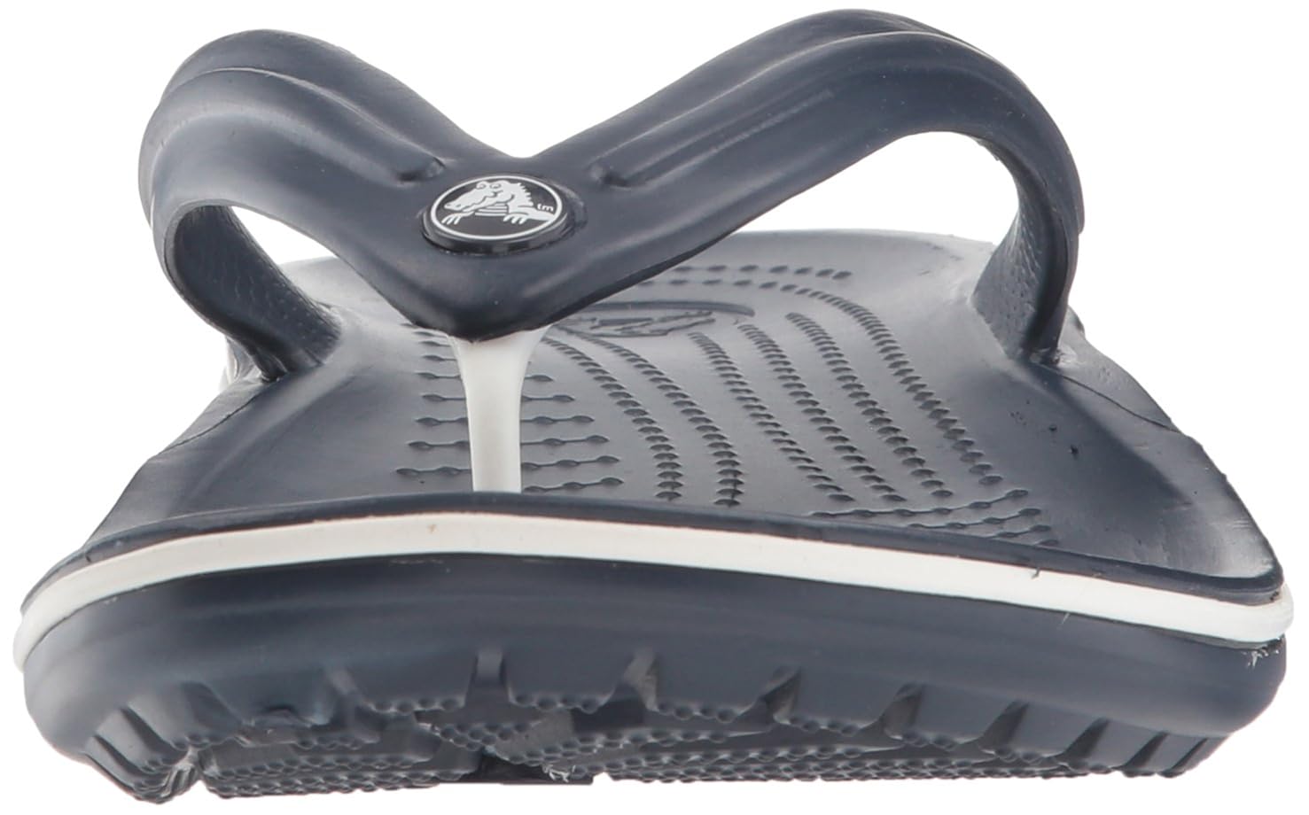 crocs unisex crocband navy flip flops and house slippers