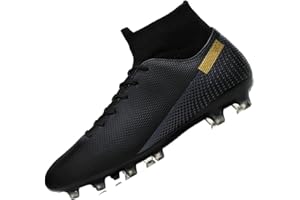 Roniluu Men Football Cleats,Women's Turf Soccer Shoes Indoor Outdoor Breathable Football Boots Youth Training Sneakers