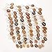 72PCS RockImpact Inspirational Stones Key Chains, Wholesale Lot, Engraved Natural River Rock Key Rings Keychains, Healing Stone Keychain Bulk Lot, Different Words Assorted Sayings (72 Pieces)