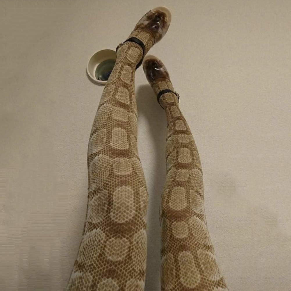SHENLEM Women'S Pantyhose Snake Print Stretch Funny Tights Women'S Club Party Stockings Pantyhose Fan Female