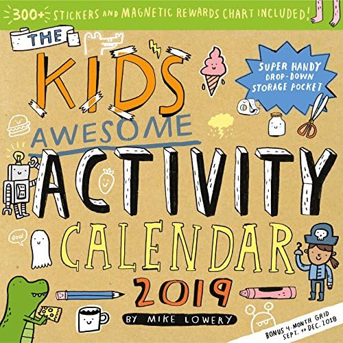 2019 the Kids Awesome Activity Wall Calendar