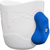 TWO STONES Rock Climbing Coffee Mug for Climber as Rock Climbing Gift for Climbers (White + Blue)