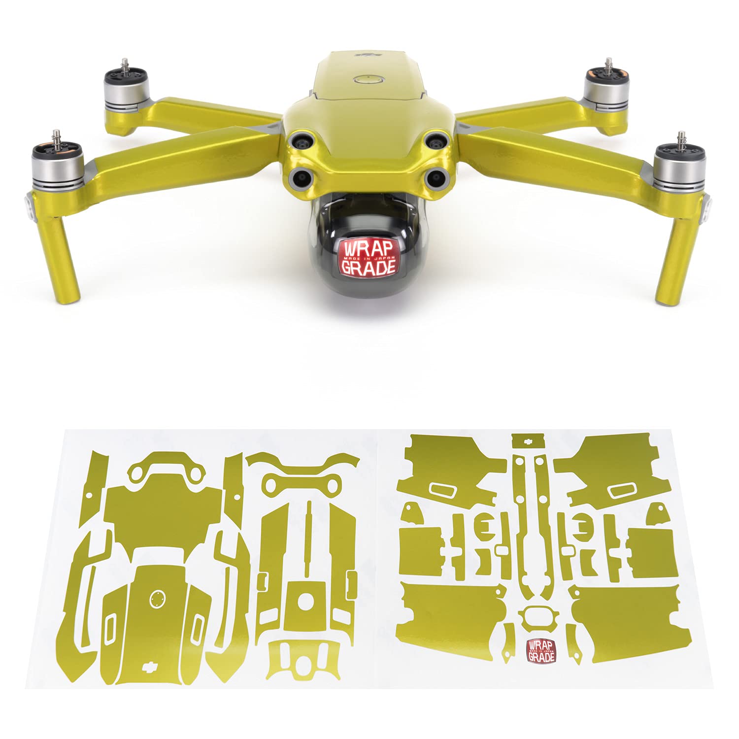 Wrapgrade Main Unit Skin DJI Compatible with DJI Air 2S (LIMONCINO YELLOW)