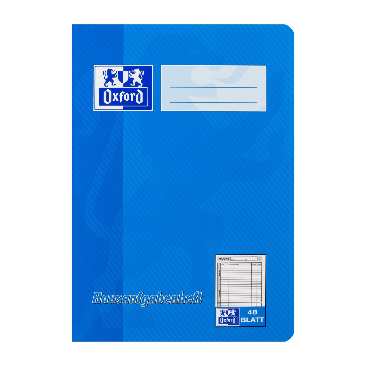 OXFORD 100057950 Homework Book School Pack of 10 A5 48 Sheets Assorted Red & Blue