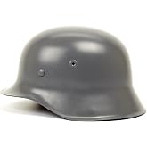 German WWII M42 Steel Helmet- Stahlhelm 42 WW2 M1942- Extra Large Shell- Size 70