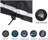 kuou Garden Chair Covers Outdoor Waterproof Stacking Chair 26x26x32x47 view 2