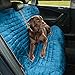Kurgo Loft Bench Car Seat Cover for Dogs - SUV Dog Seat Cover - Waterproof Ripstop Fabric Seat - Reversible Comfort Fit Seat Cover - Easy to Clean - Machine Washable - Coastal Blue